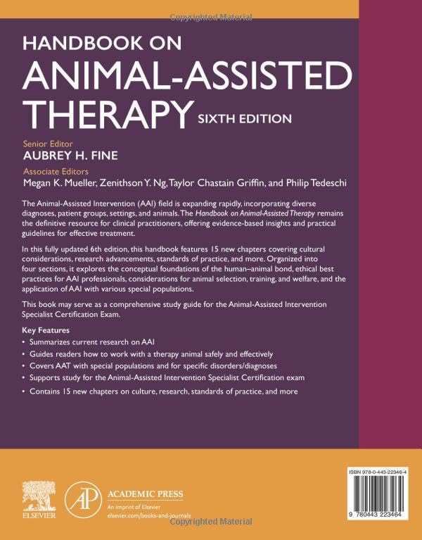 Handbook on Animal-Assisted Therapy 6th Edition - Image 3