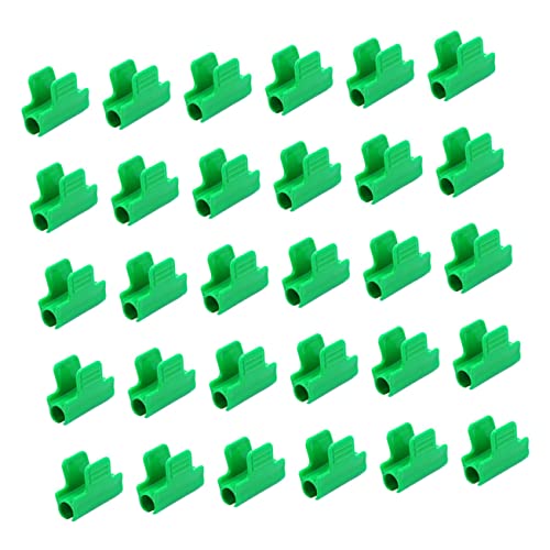 TOYZFRIENDY 40 piezas Abrazaderas de Plástico para Invernadero de Clips Resistentes con Rosca Antideslizante para Fijar Película y Redes de Jardín Accesorios Duraderos para Protección Térmica