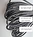 12 Strand Braided Dyneema Rope -3mm 700kg Fracture Strain - Suitable for Tents, Kiteboarding, and Other 65 feet (Black)