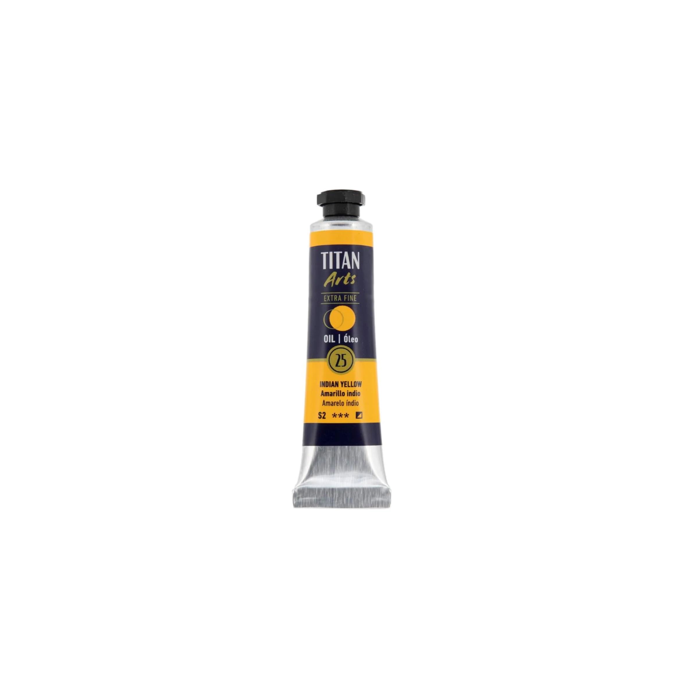 ÓLEO AMARILLO INDIO TITAN Extrafino 6 - 20ml. Nº 25