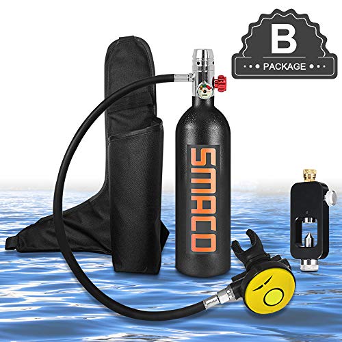 roadwi Smaco S400 Constant Pressure Breathing Apparatus Oxygen Bottle Diving Equipment Mini Scuba
