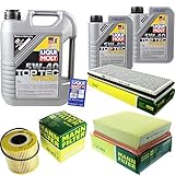 Original MANN Ölfilter LM 7L 5W-40 Motor-Öl+MANN-FILTER für Renault Espace IV JK0/1_ 2.2 dCi