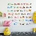Decowall DA-1308L Alphabet ABC and Animals Kids Wall Decals Wall Stickers Peel and Stick Removable Wall Stickers for Kids Nursery Bedroom Living Room (Large)