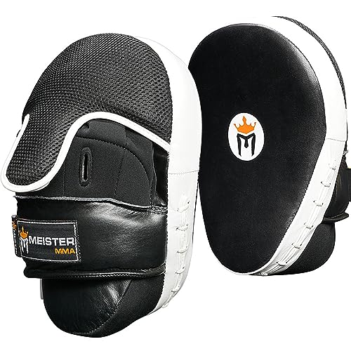 Meister Cowhide Leather Curved Focus Mitts