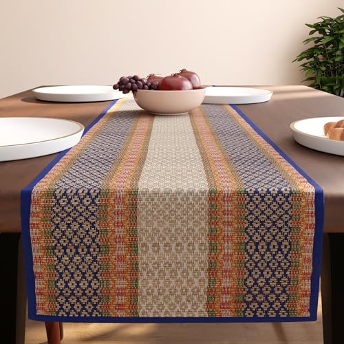 Image of Encasa XO Dining Table Runner 4 Seater, Handcrafted Madurkathi River Grass