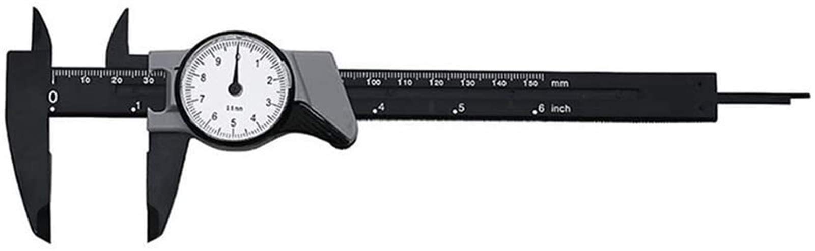 Caliper 0-150mm a prueba de golpes con reloj de medición analógico 8
