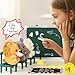 Alritz Pretend Play Teacher Set, School Stuff, Role Play Preschool Learning Activities Classroom Set for Girl Boys Include Dolls, Toy Laptop, Black Board, Birthday Gift 5 6 7 8 9+ Years Old