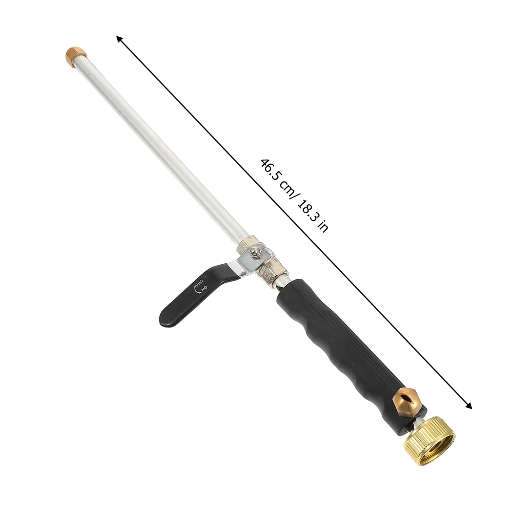 Mikikit High Pressure Car Wash Nozzle Hose Wand Sprayer Water Sprayer for Garden Hose Wand