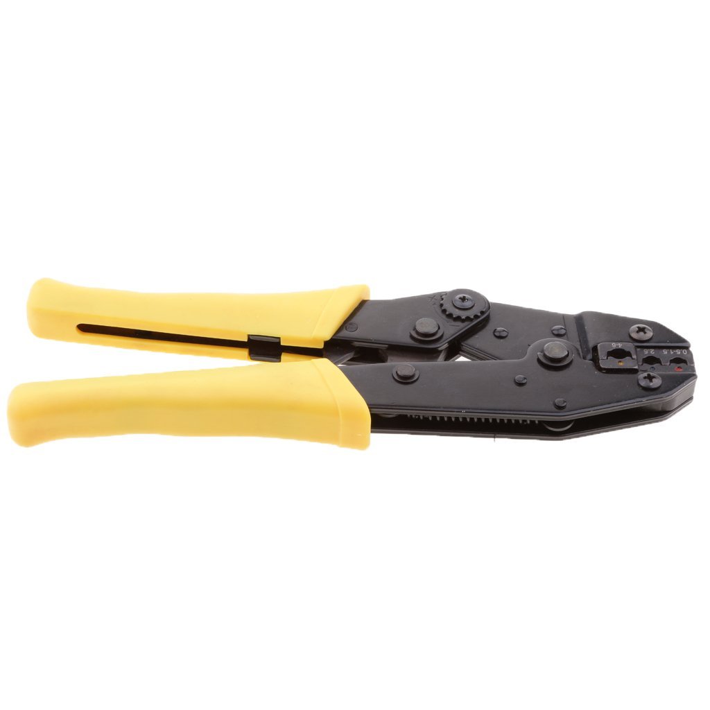 Crimper - Crimpatrice elettrica a cricchetto, pinza con cacciavite
