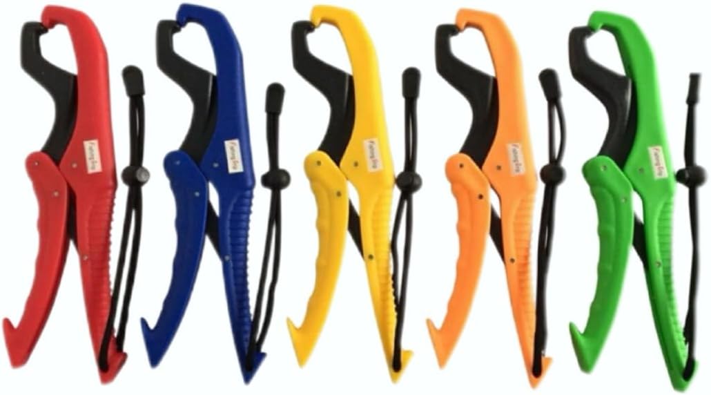 Multifunctional Floating Fish Pliers,6in Fish Lip Grip Grabber Tool,Fishing Tools with Lanyard,Portable Fish Gripper Fishing Device