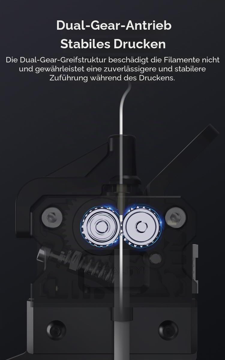 Creality Upgraded Sprite Extruder SE NEO Kit, Direct Drive Extruder, Upgrade Dual Gear Feeding Design für Ender-3 V2 Neo/Ender-3 Neo/Ender-3 Max Neo/Ender-2 Pro