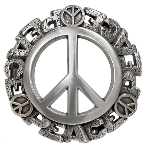 Hebilla de repuesto de la paz para cinturón casual de 40mm