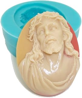 FS Brand Jesus Mold Flexible Silicone Mould for Crafts, Jewelry, Resin, Scrapbooking, Polymer Clay.