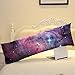 AILOVYO Space Nebula Universe Pattern Retro Galaxy Tribal Machine Washable Polyester Decorative Body Pillow Case Cover, 20-Inch x 54-Inch