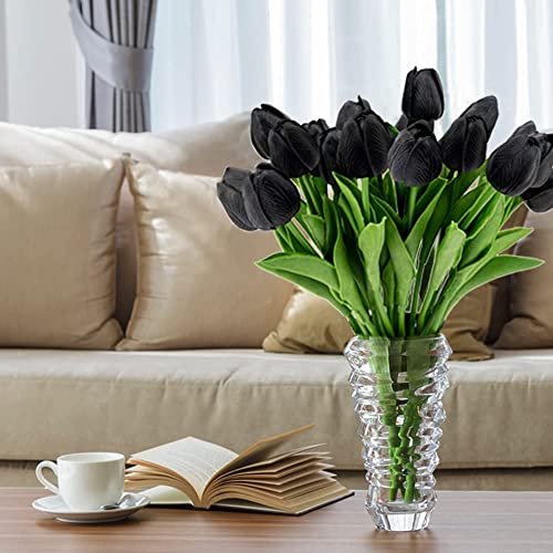 Huaao 12pcs Bouquet di tulipani Artificiali Fiore