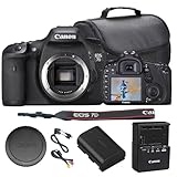 Canon EOS 7D DSLR Camera Bundle | 18MP APS-C Sensor, Dual DIGIC 4 Processors, 19-Point AF System & 8 fps Continuous Shooting | Great for Sports & Wildlife Photography (3814B004) + Camera Bag