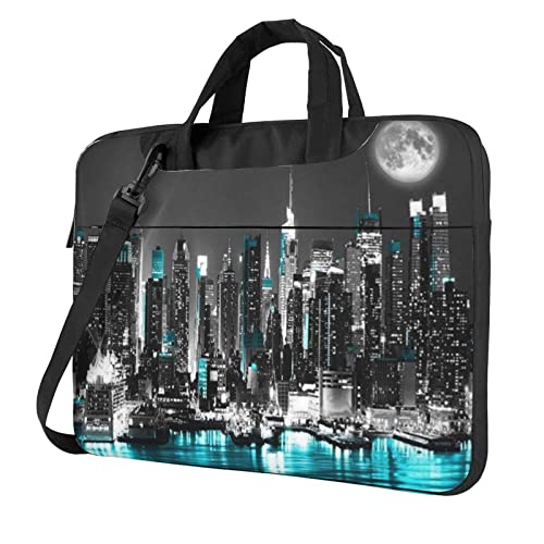 Sac ordinateur 14 pouces Debou New York noir sacoche bandoulière housse PC portable