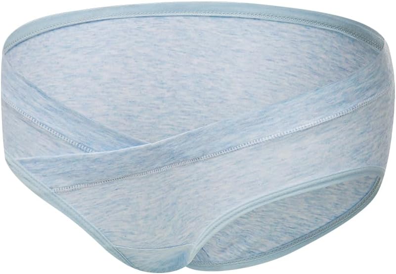 X Element | Maternity Underwear Cotton Postpartum Panties V-Front Under the Bump 5/Pk Multi Color - Image 4