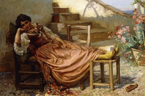 Affiche toile La Sieste par Robert Payton Reid pour votre salon