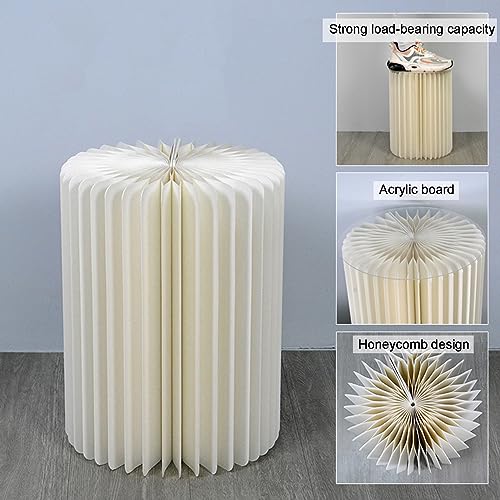 Piédestal en carton support pliable pour fleurs de mariage chic