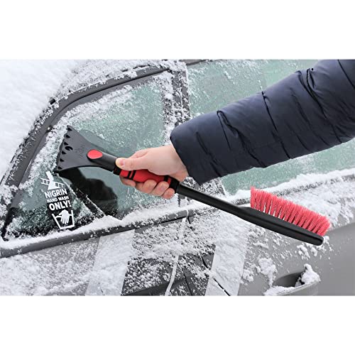 Eiskratzer und Schneebesen von Nigrin für Autos, ergonomisch und rutschfest