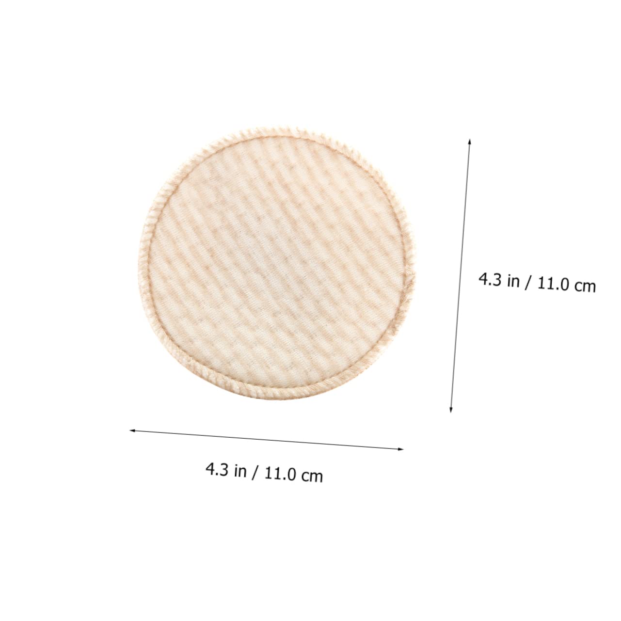 ORFOFE 4pcs Breastfeeding Inserts Lily Nursing Pads Overflow Mat Washable Cotton