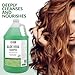 MODA - Moisturizing Shampoo for All Hair Types, Aloe Vera, 128 Oz, Professional - Deeply Cleanses and Conditions, Strengthens, Restores and Shine your Hair