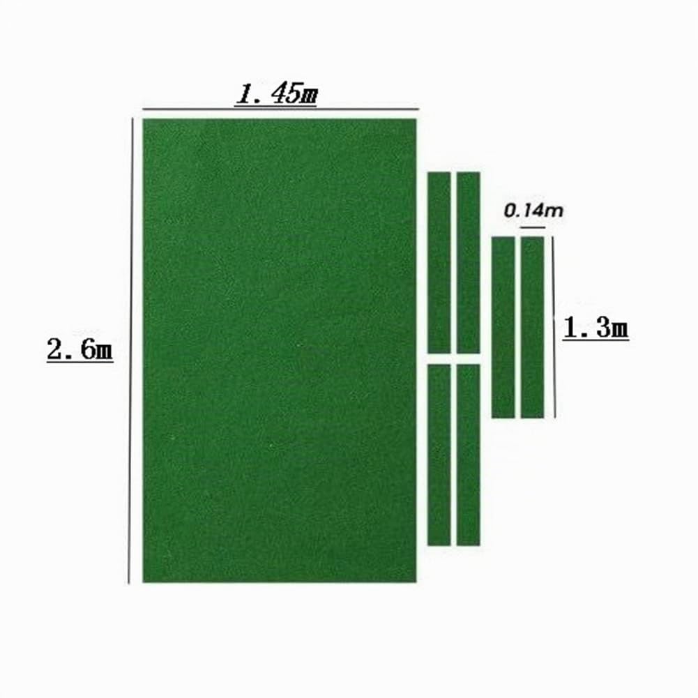 Billardtuch 8Ft Billardtisch Filztuch Billardschutz mit 6 Stoffstreifen für Clubs, Bars