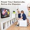 Power Supply and AV Cable for Gamecube, NGC AC Power Adapter & AV Cable Set, Power Cord Compatible with Nintendo Gamecube Console #2