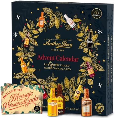 Calendario de Adviento Anthon Berg 2025 · Formato Libro · 24 Mini...