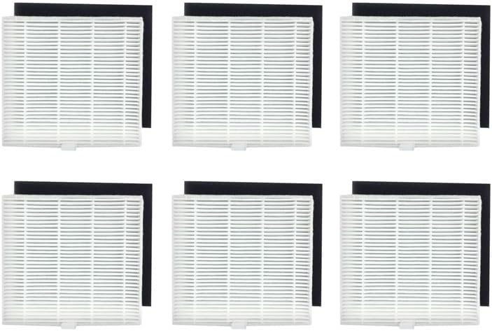 HEPA Filters Compatible with ILIFE V8 V8s X750 X800 X785 V80 Robot Vacuum Parts Sponge Filters Replacement(4pcs)(6pcs)
