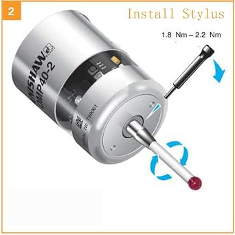Cmm Touch Probe Stylus Ruby Ball Stylus for CNC Probe Renishaw OMP40-2 OMP60 A-5000-3709 M4 Thread L50mm D6mm Ball Ceramic Stem Test Probes & Leads