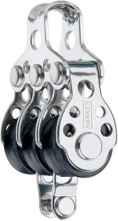 HARKEN Sailing Dinghy Boat & Yachting - 16mm Triple Air Block With Becket - The 16 mm is smallest block
