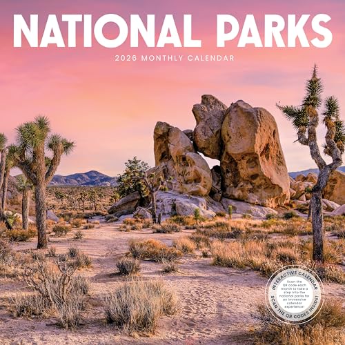 National Park Calendar 2026 | American National Parks Monthly Wall