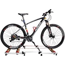 Bike Trainer,Adjustable Indoor Fitness Cycling Parabolic Roller Bike Trainer Exercise Fitness Stationary Frame for Mountain