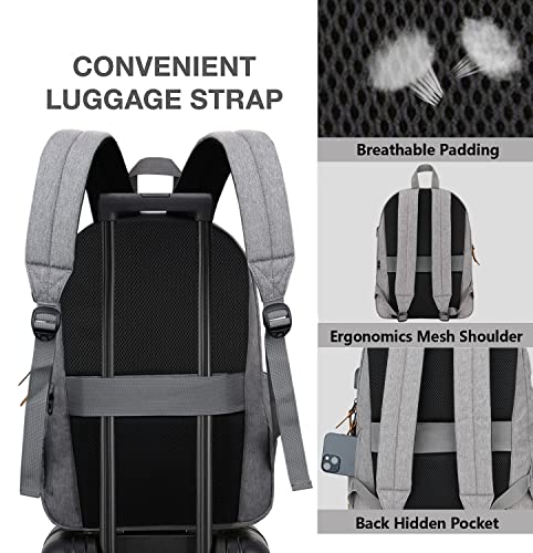 Image of SUPACOOL Large Laptop Backpack with USB Charging Port for Men and Women