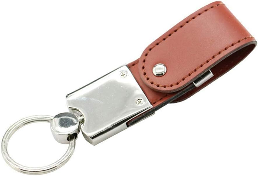 64GB PU Keychain 3.0 USB Flash Drive Pen Drive Data Storage Thumb Drive Memory Stick USB Drive USB Stick USB 3.0 Flash Drive PenDrive U Disk - Brown