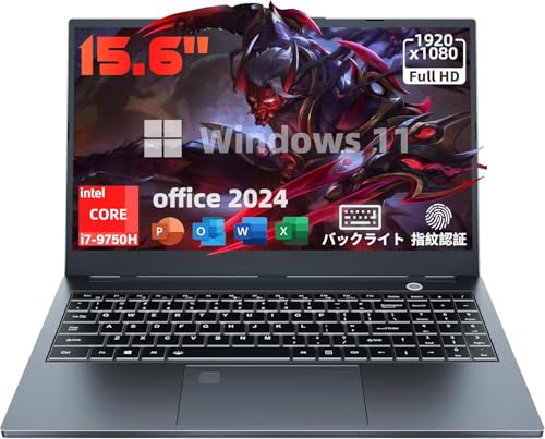 SERYUB Corei7�m�[�g�p�\�R���yWindows11&Office2024���ځz15.6�C���`�����\ I7-9750H 6�R�A12�X���b�h �ő�4.5Ghz/Windows11&Office2024����/1920*1080�𑜓x�ADDR4 ������N