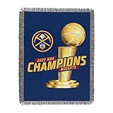 Northwest NBA Denver Nuggets 2023 NBA Champions Woven Tapestry Throw Blanket, 48