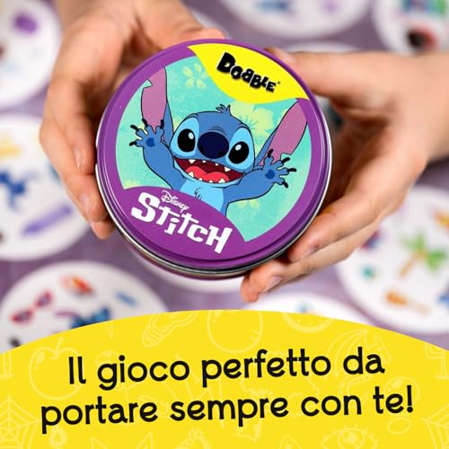 Asmodee – DOBBLE: DISNEY STITCH - Spielkarten für Familien und Kinder – Ansicht 4