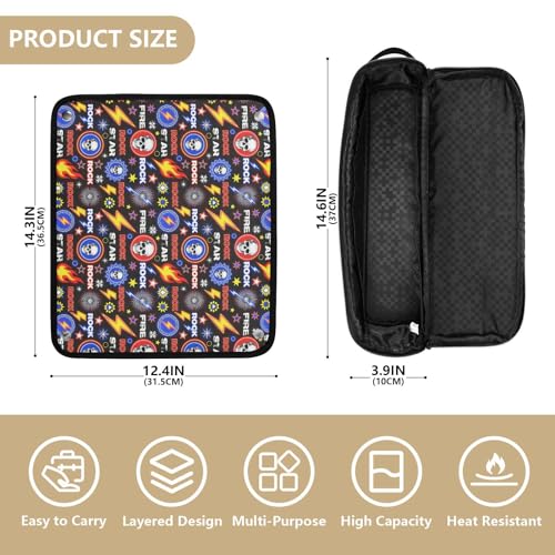 Organizador 2 en 1 para herramientas de cabello con esterilla resistente al calor miniatura 4