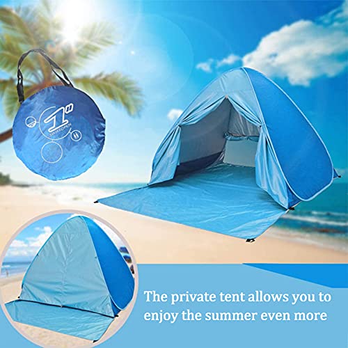 Strandmuschel YINGJEE Pop-Up Strandzelt faltbar mit UV-Schutz