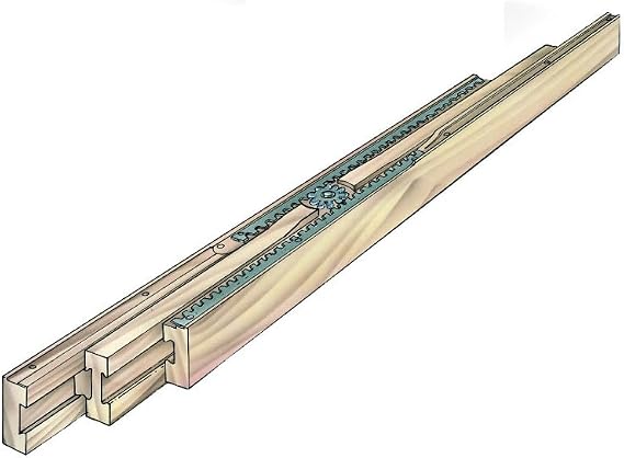 Rockler Equalizer Slides 28 Wood Table Extension Drawer Slides