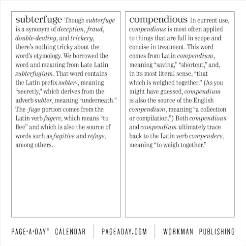 365 New Words-A-Year Page-A-Day(r) Calendar 2026: From the Editors of Merriam-Webster - Image 8