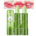 BINGBRUSH Aloe Vera Color Changing Lipstick Queen,Long Lasting Lip Care Nutritious Plumper Lip Balm Moisturizer Magic PH Temperature Color Change Lip Gloss Makeup Set for Women
