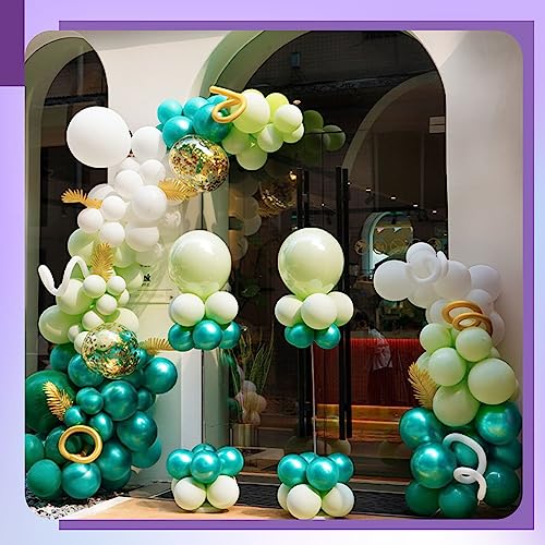 Image of Balloon Column Stand Kit Set Of 4, Balloon Tower for Floor with Base and Metal Telescopic Pillar（6.6ft Adjustable Height）for Graduation,Birthday, Wedding Party Decoration