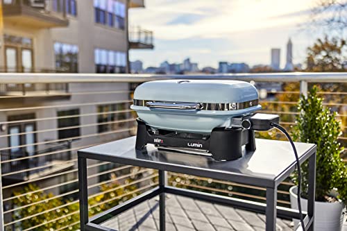 Weberlumincompactoutdoorelectricbarbecuegrilllightbluegreatsmallspacessuchaspatiosbalconiesanddecksportableandconvenient  Urban Country Home Decor Weber lumin compact outdoor electric barbecue grill light blue great small spaces such as patios balconies and decks portable and convenient  urban country home decor