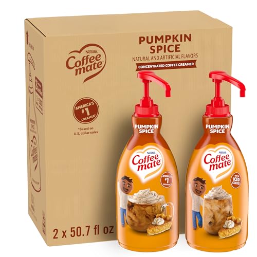 Nestle Coffee mate Coffee Creamer, Pumpkin Spice, Concentrated Liquid Pump