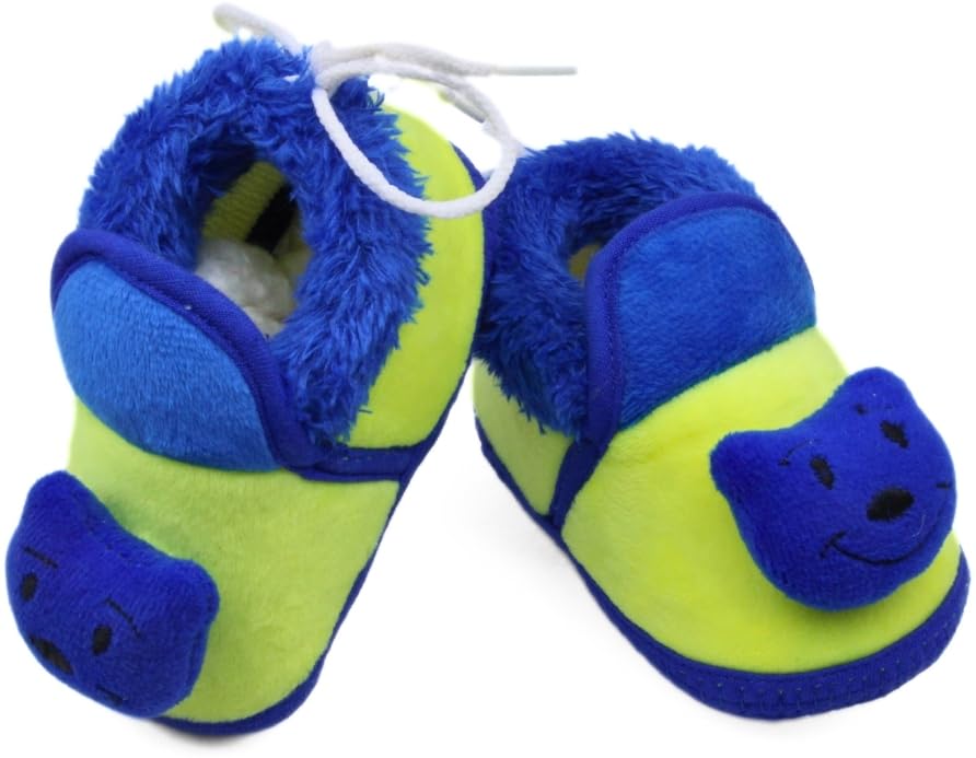 neska moda 6 To 12 Months Baby Boys & Girls Cotton and Fur Panda Face Shoes/Booties -BT3484-picture-51
