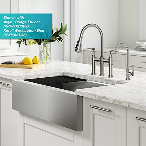 Kraus Allyn 100% Lead-Free Kitchen Water Filter Faucet In Brushed Gold, Ff-102Bg #TOP3